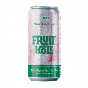 Fruit Hole Lock 27 New Belgium collab beer can