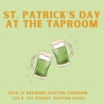 St Patrick's Day in Dayton Ohio Lock 27 Brewing Taproom